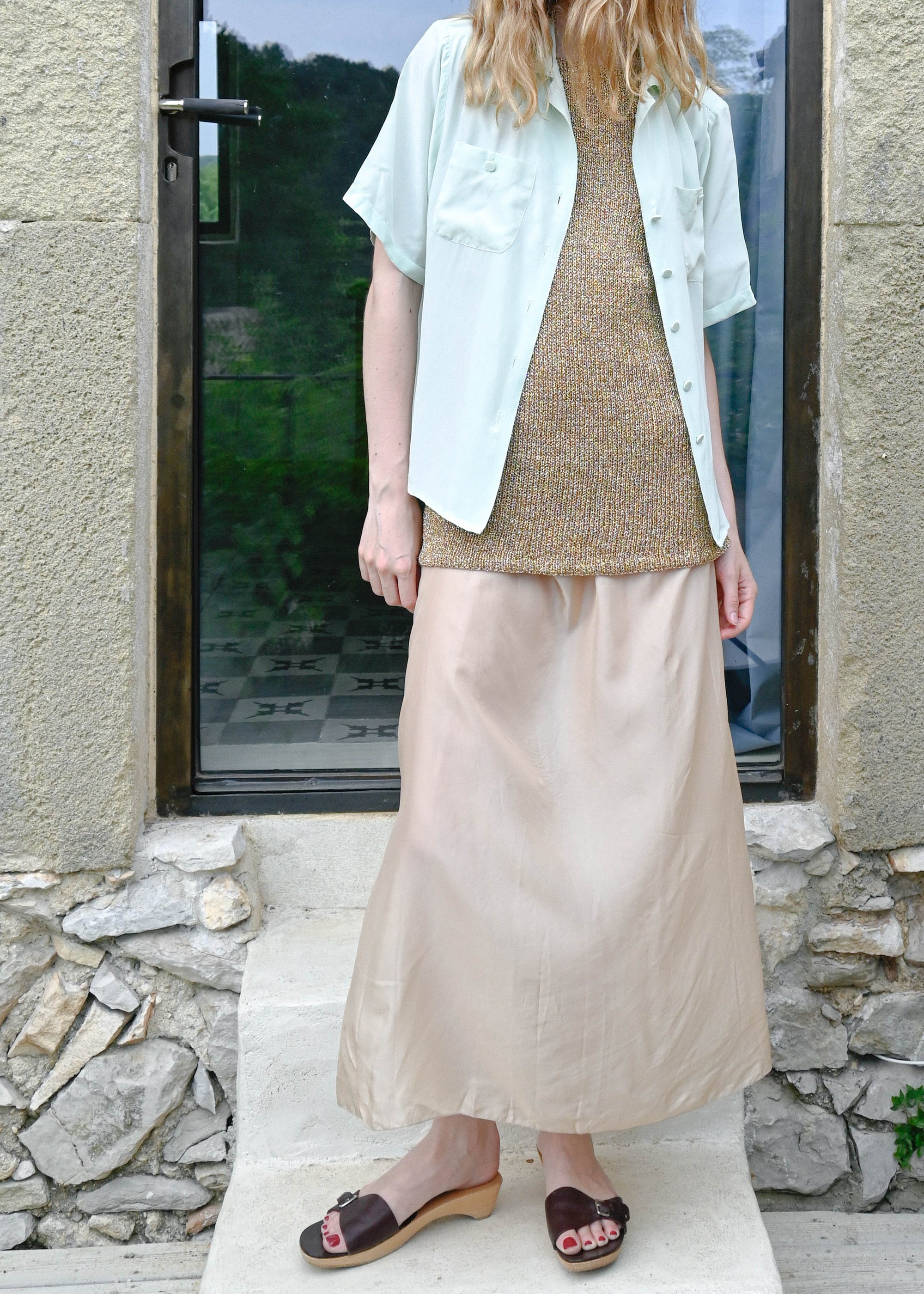 BEIGE SKIRT