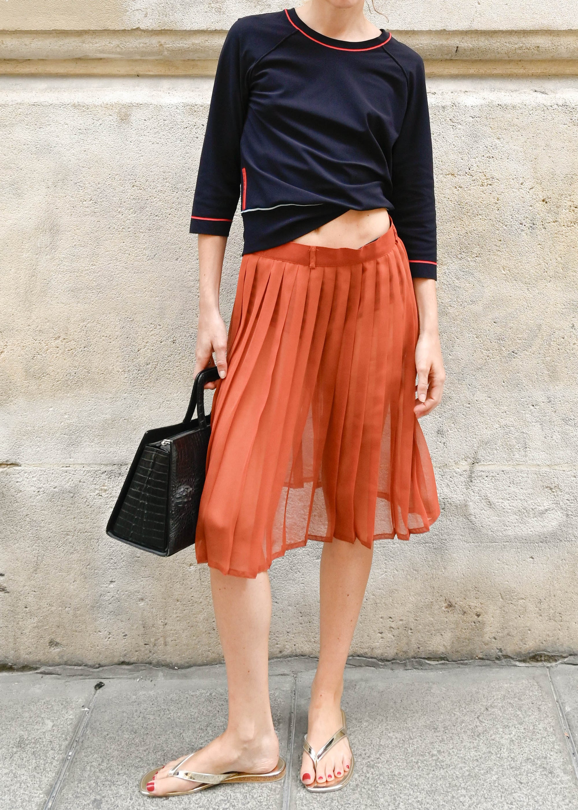 PLEATED SKIRT