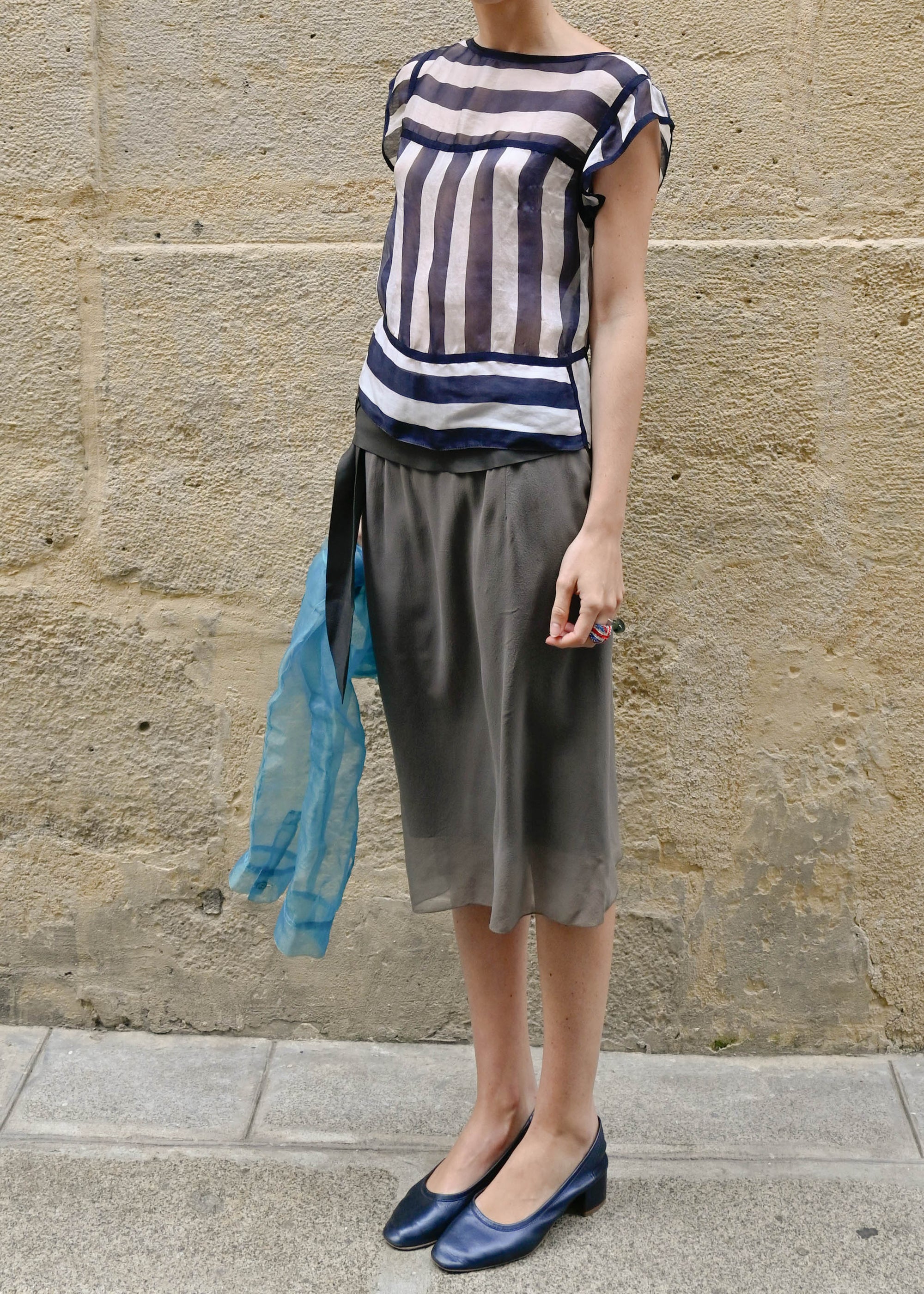 ARMANI STRIPE TOP