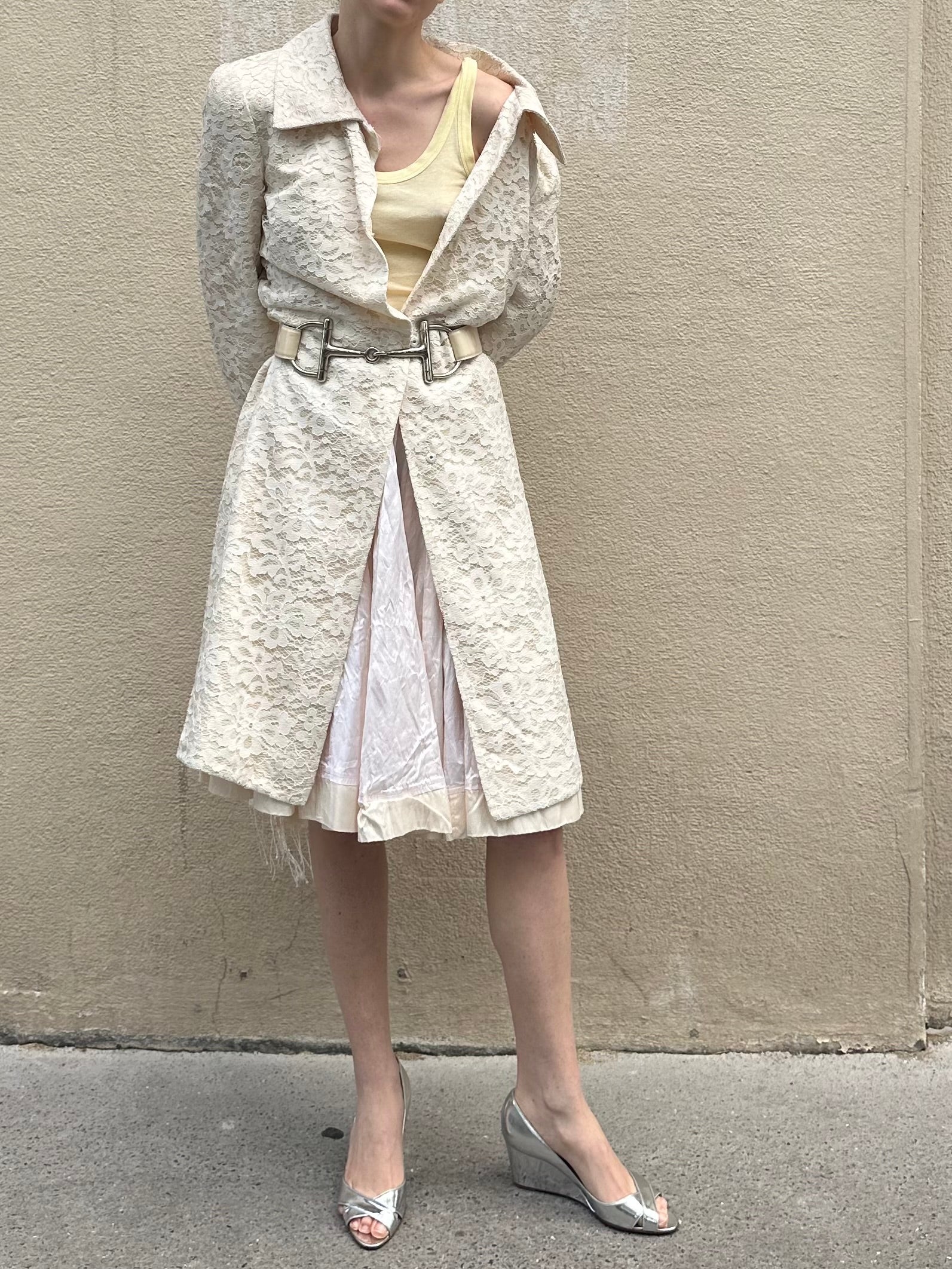 ANNA MOLINARI LACE COAT