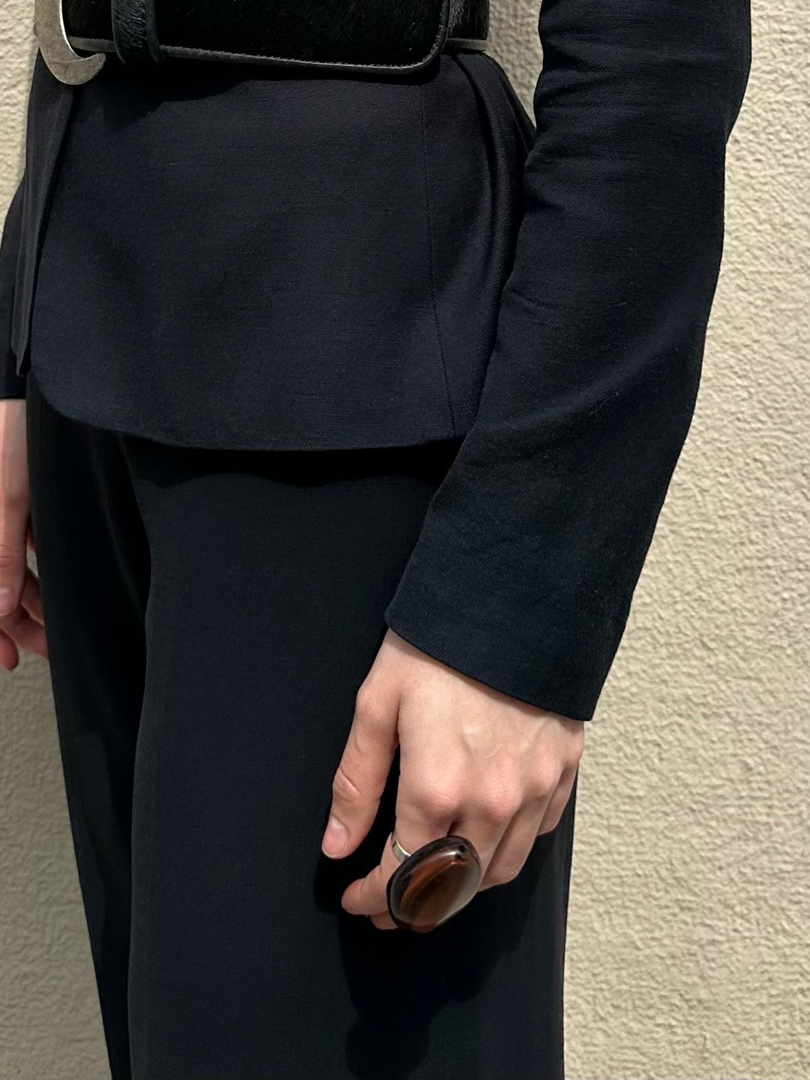 STATEMENT RING WITH PERSPECTIVE