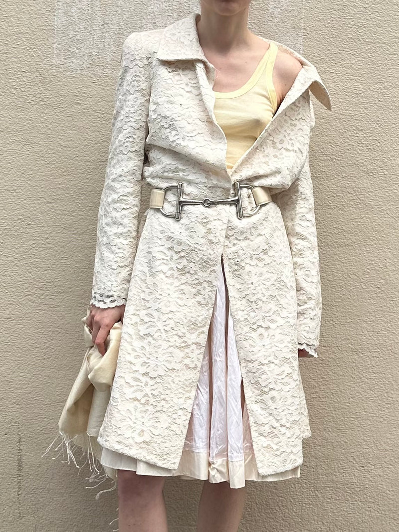 ANNA MOLINARI LACE COAT