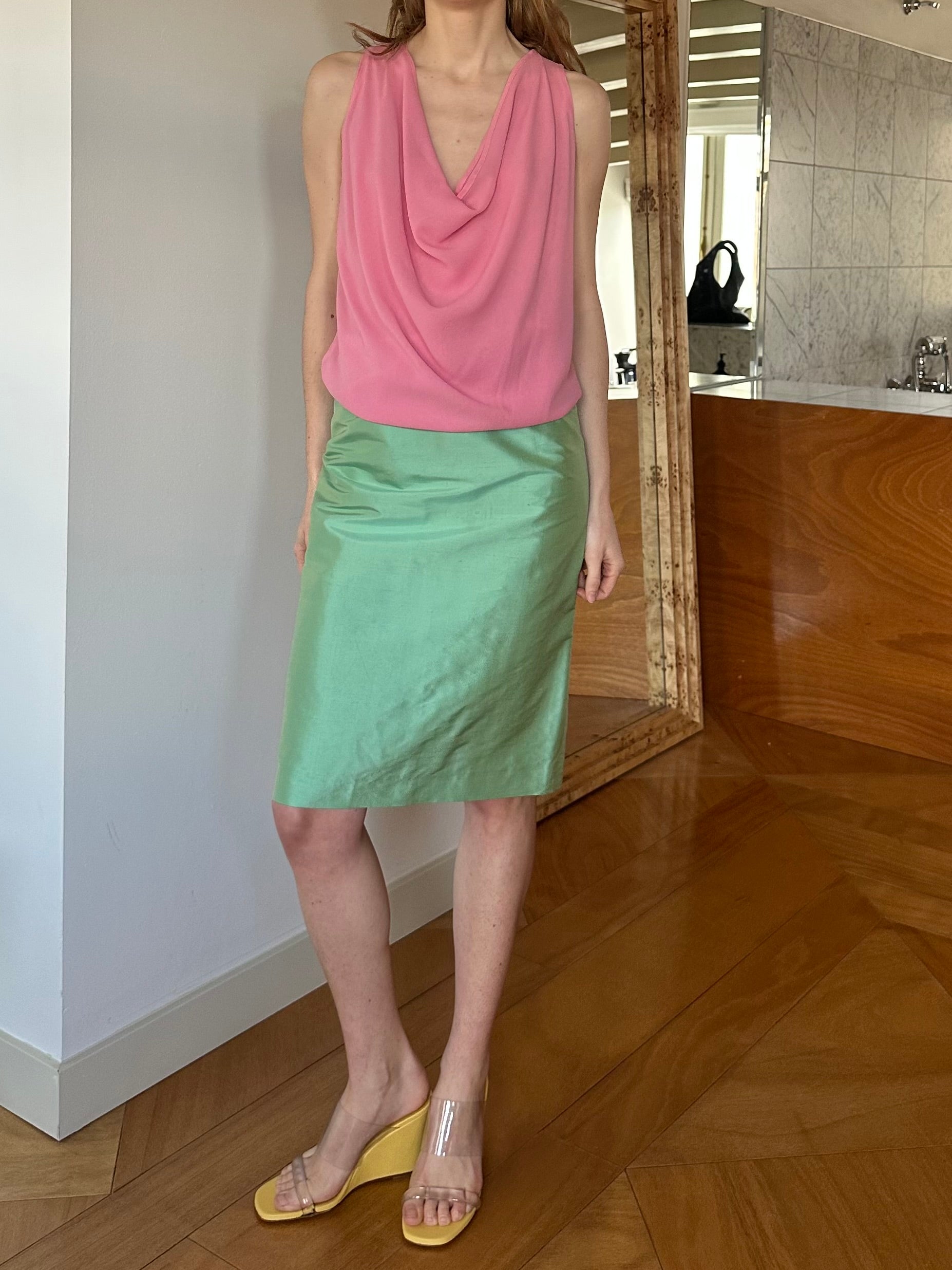 SILK SKIRT