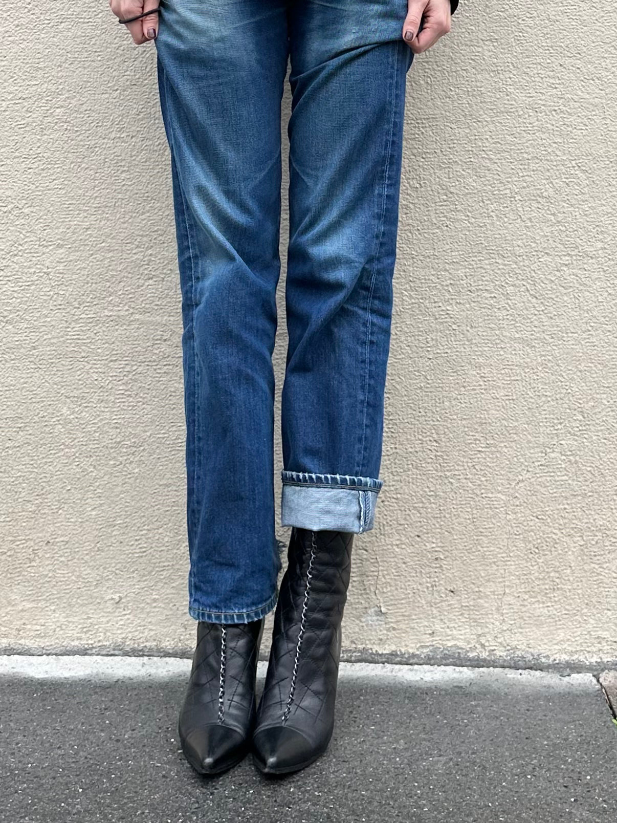 CHANEL LEATHER BOOTS