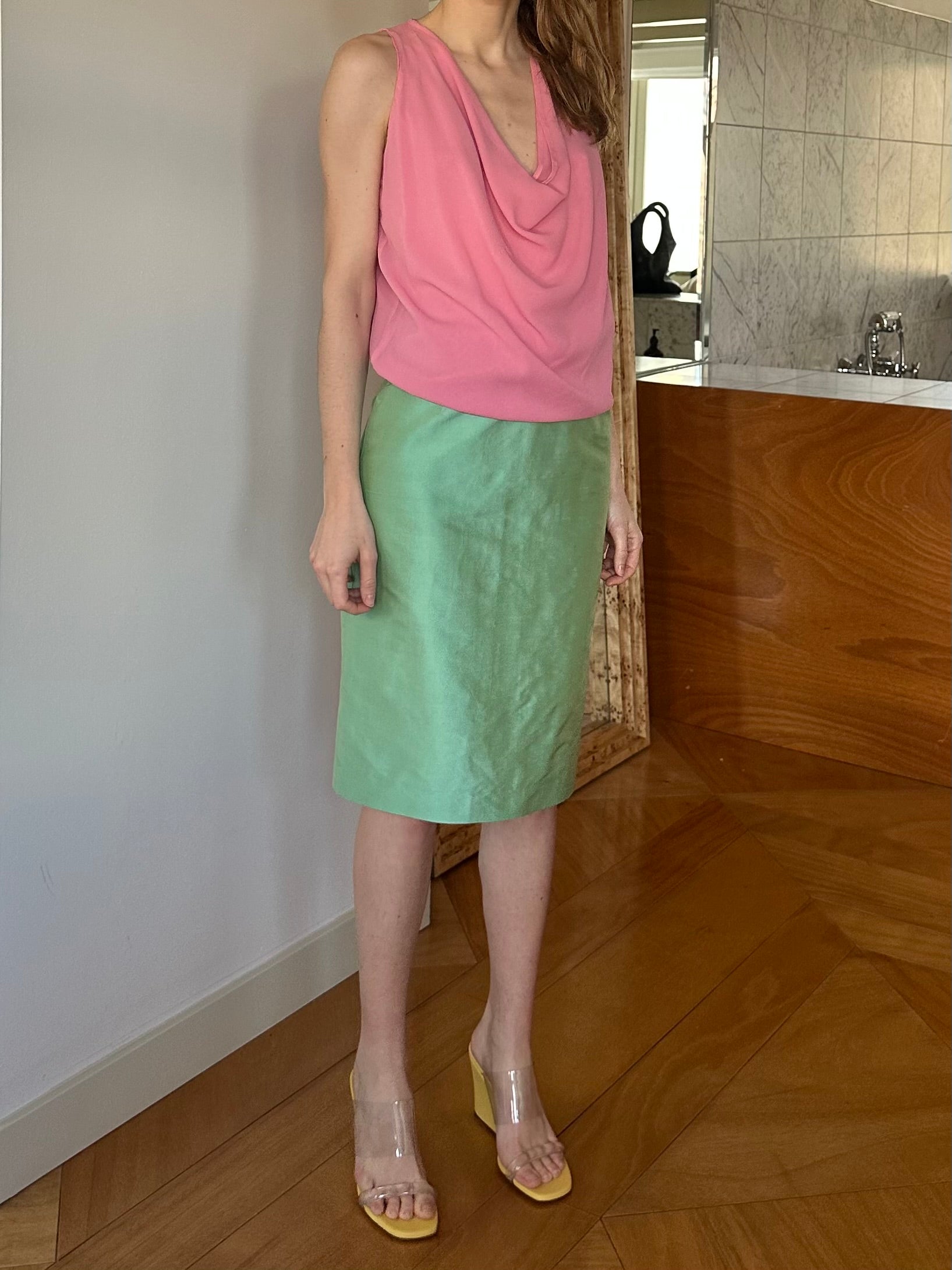 SILK SKIRT