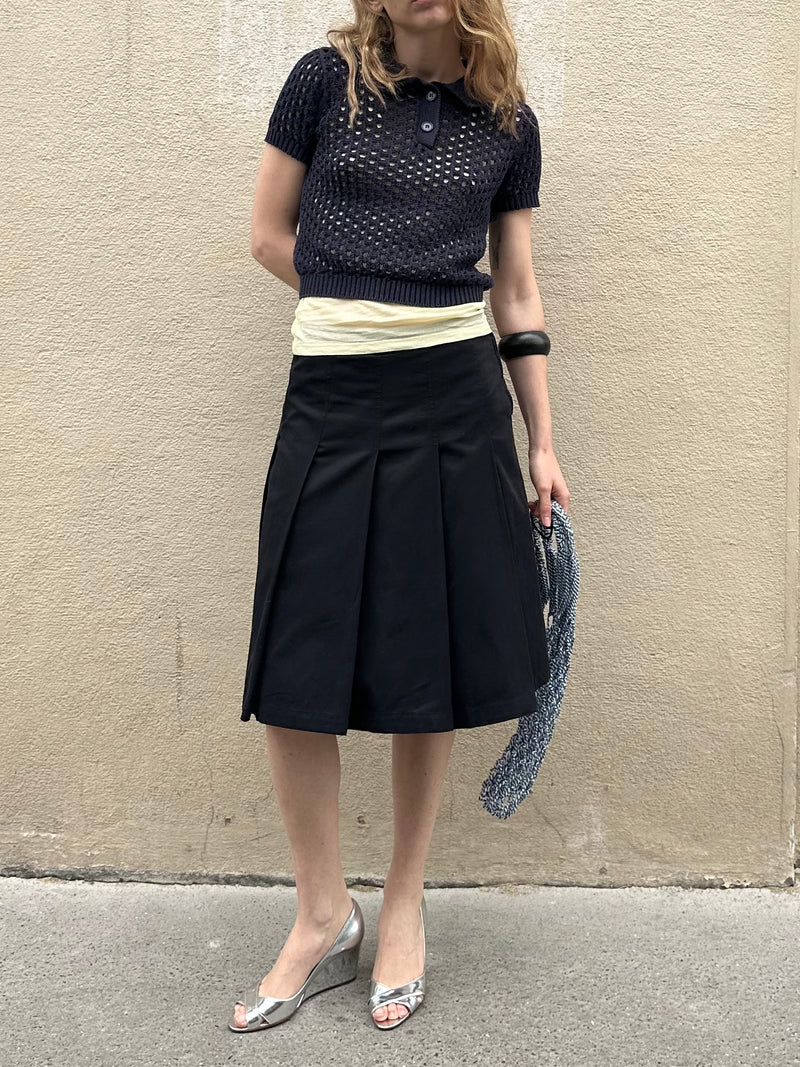 MIU MIU PLEATED SKIRT