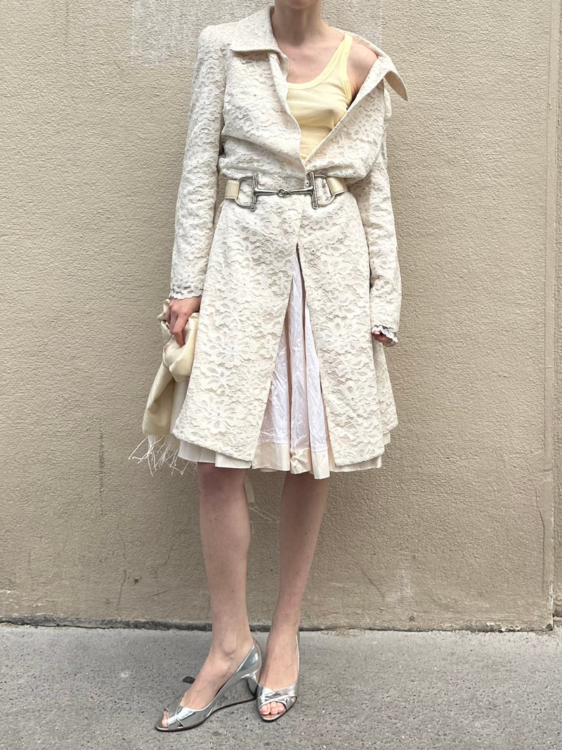 ANNA MOLINARI LACE COAT