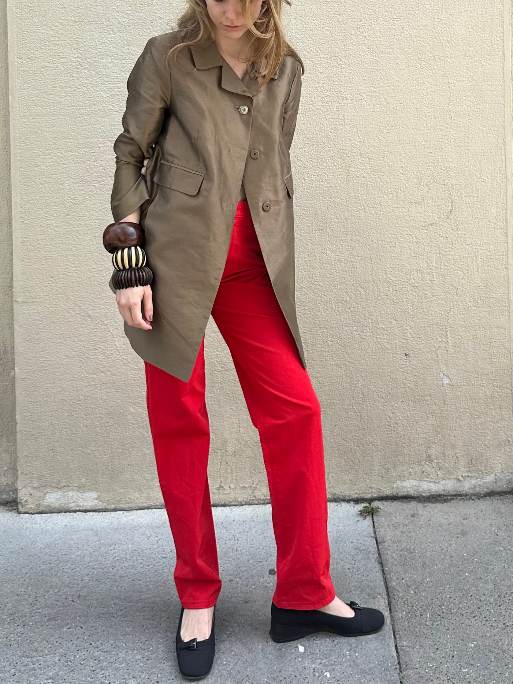 VERSACE RED PANTS