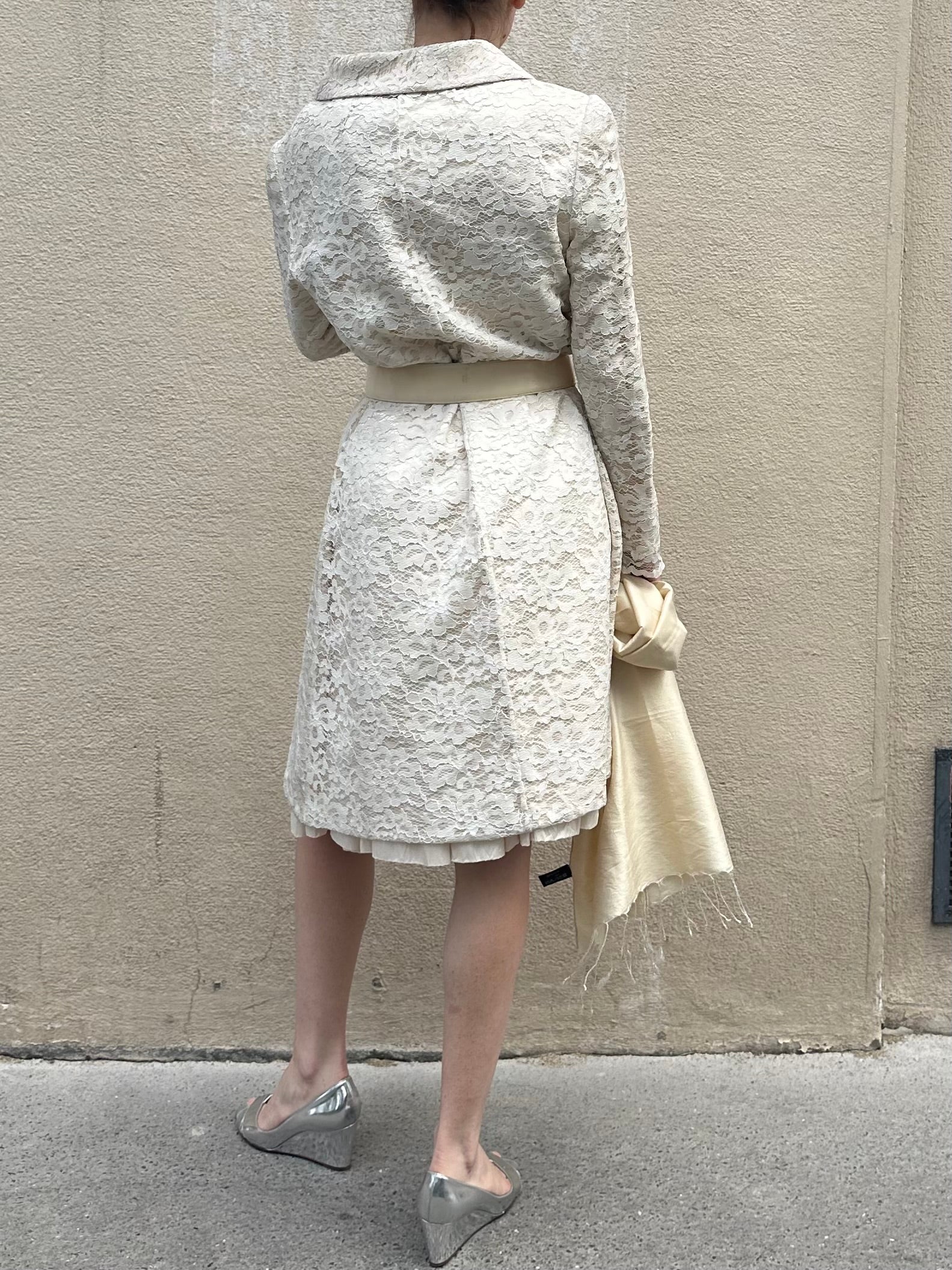 ANNA MOLINARI LACE COAT