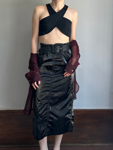 DRIES VAN NOTEN VINYL SKIRT