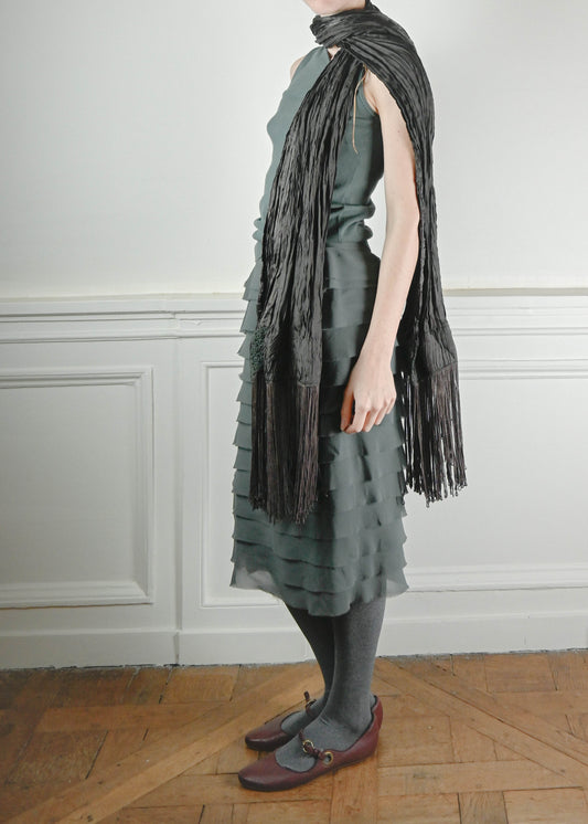 Armani pleated scarf