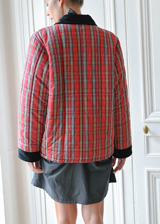 Blumarine tartan coat