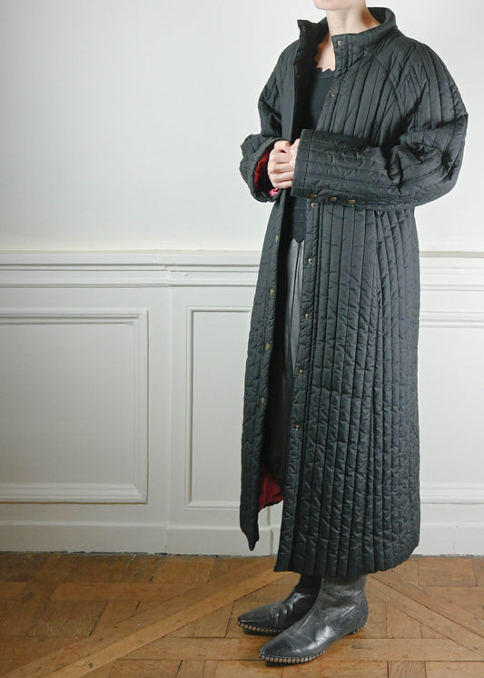 Sonia Rykiel padded coat in black
