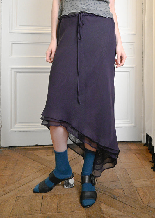 AUBERGINE SKIRT