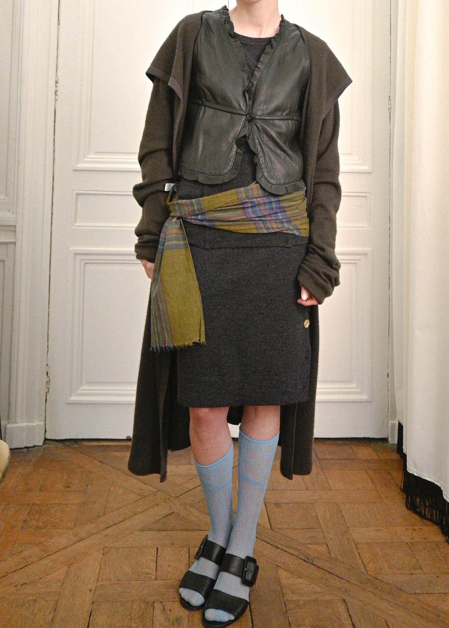 ARMANI LEATHER VESTON