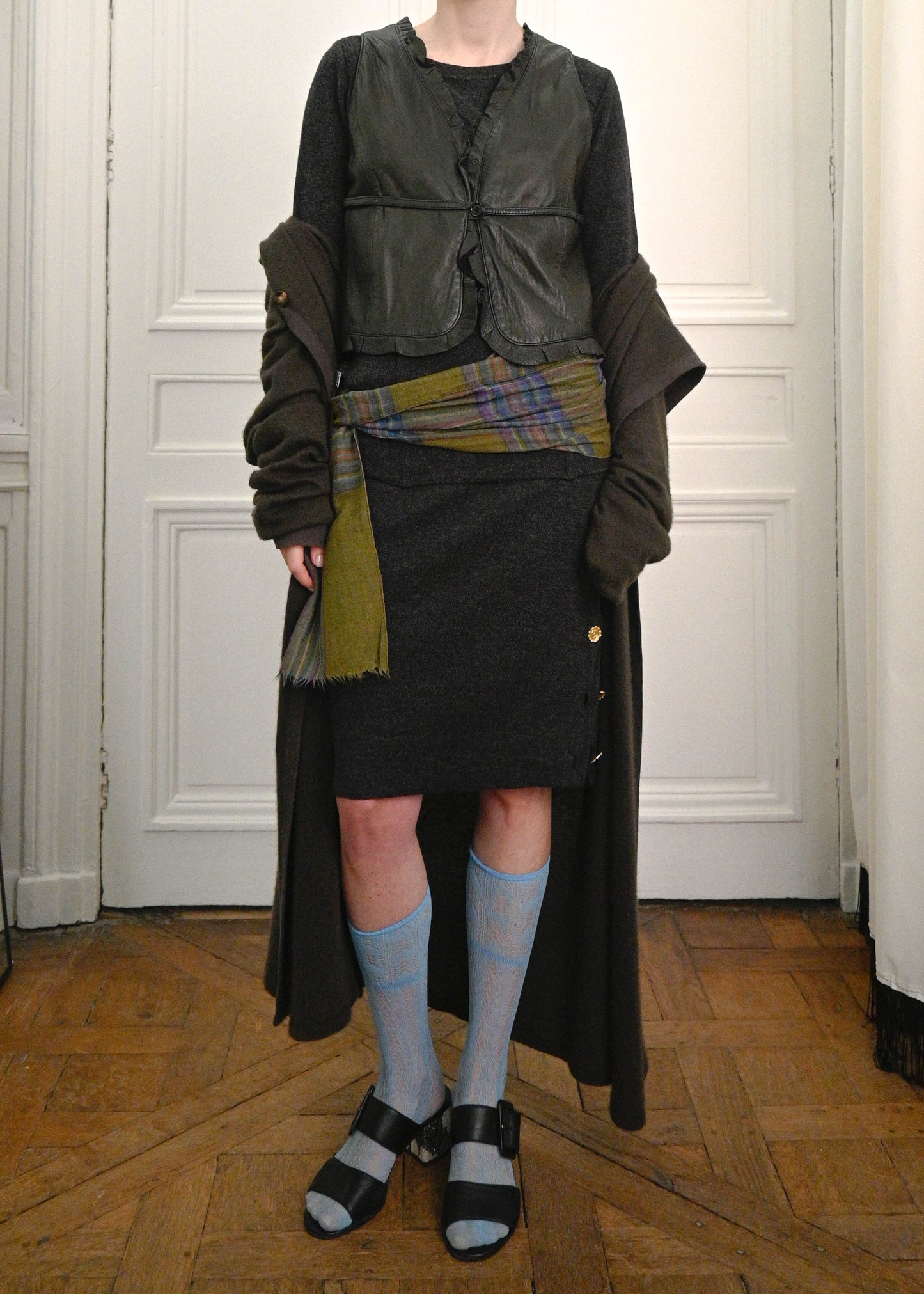 ARMANI LEATHER VESTON