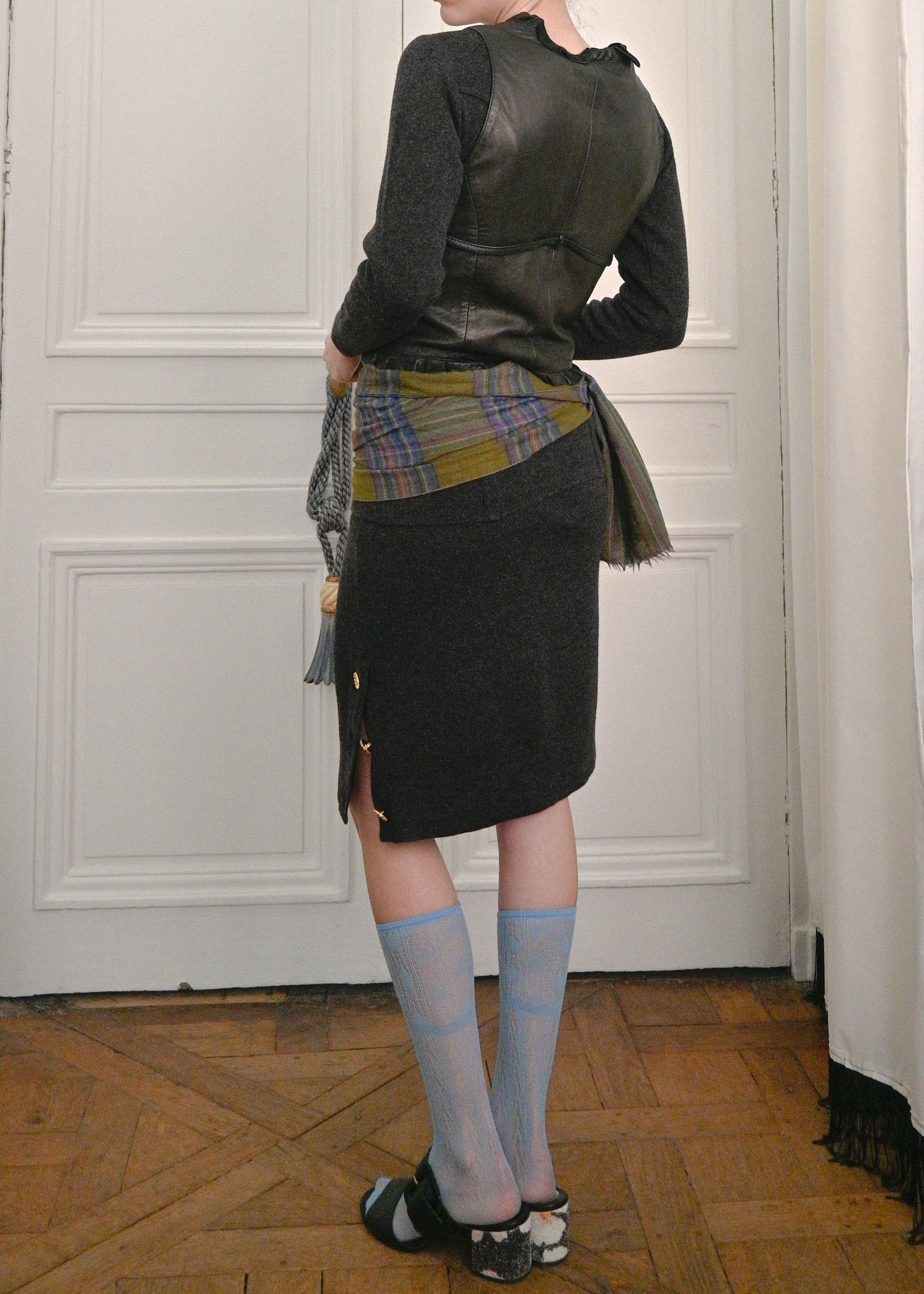 ARMANI LEATHER VESTON