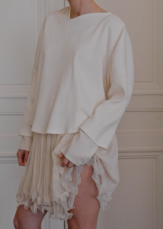 TURN CREAM HEART SHAPE