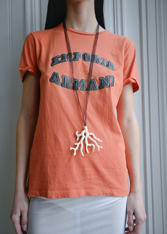 Cream coral necklace