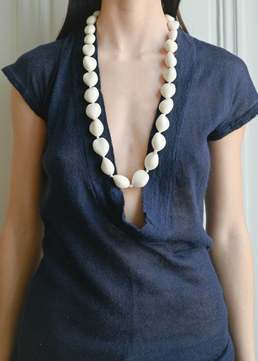 NOYAU CREAM NECKLACE