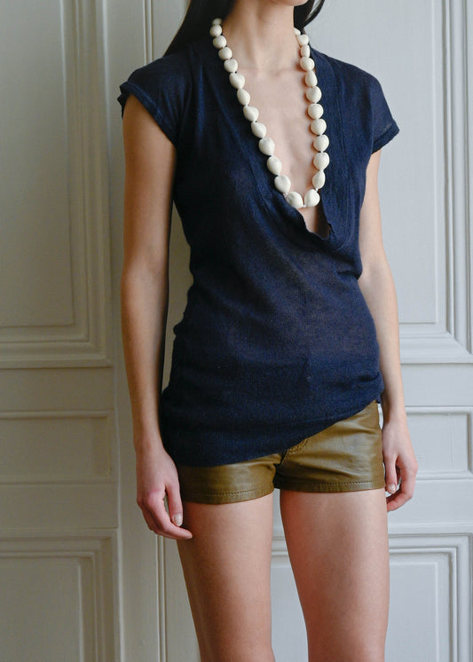 NOYAU CREAM NECKLACE