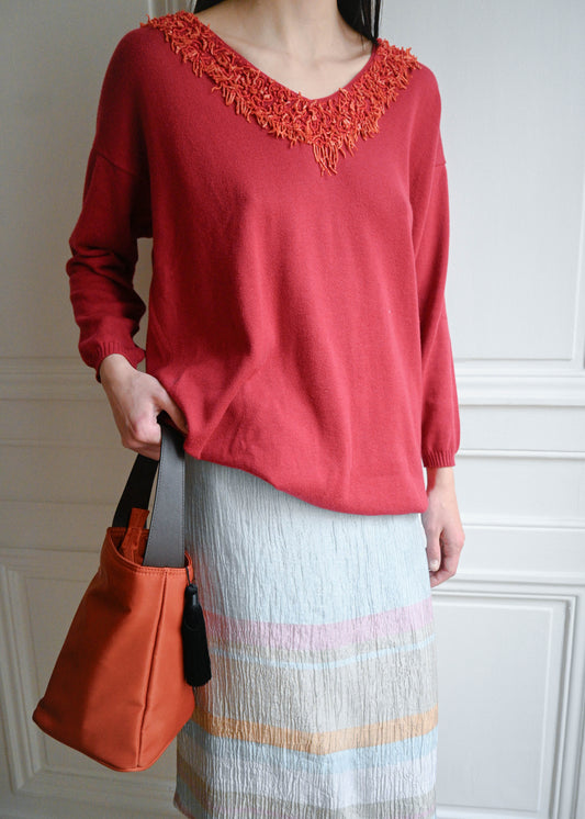 BLUMARINE CORAL JUMPER