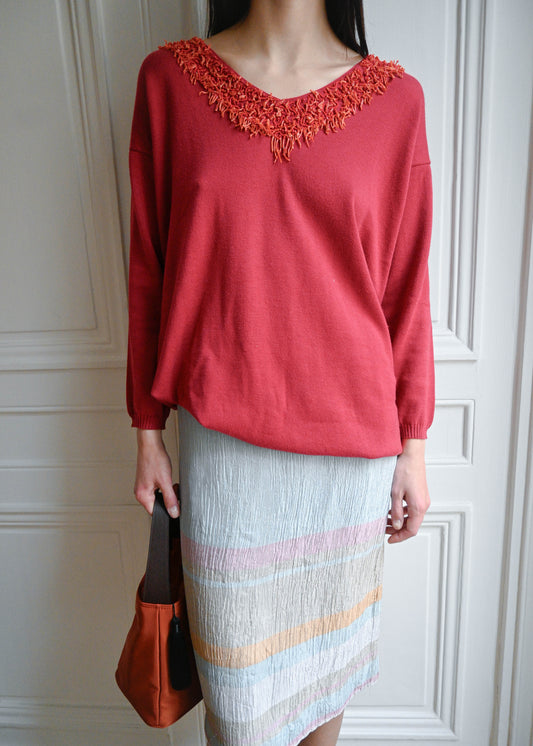 BLUMARINE CORAL JUMPER