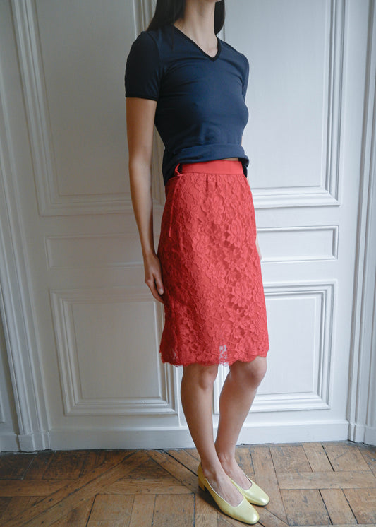BALENCIAGA LACE SKIRT