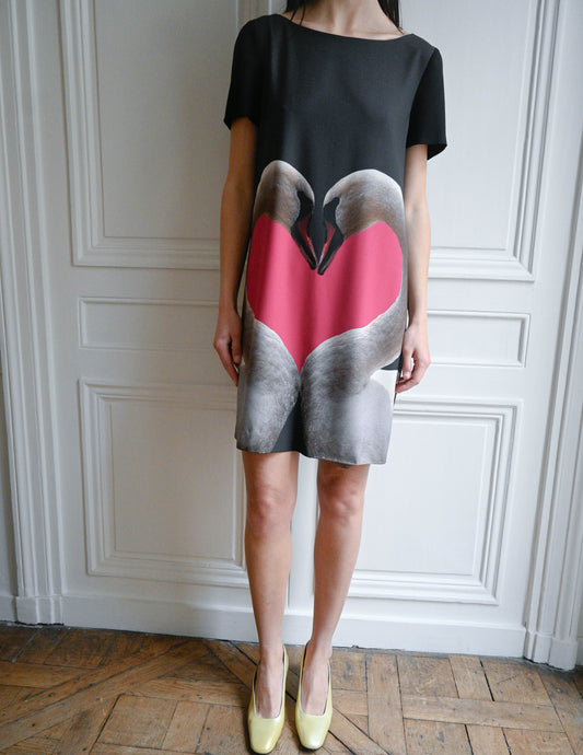 MOSCHINO SWAN DRESS