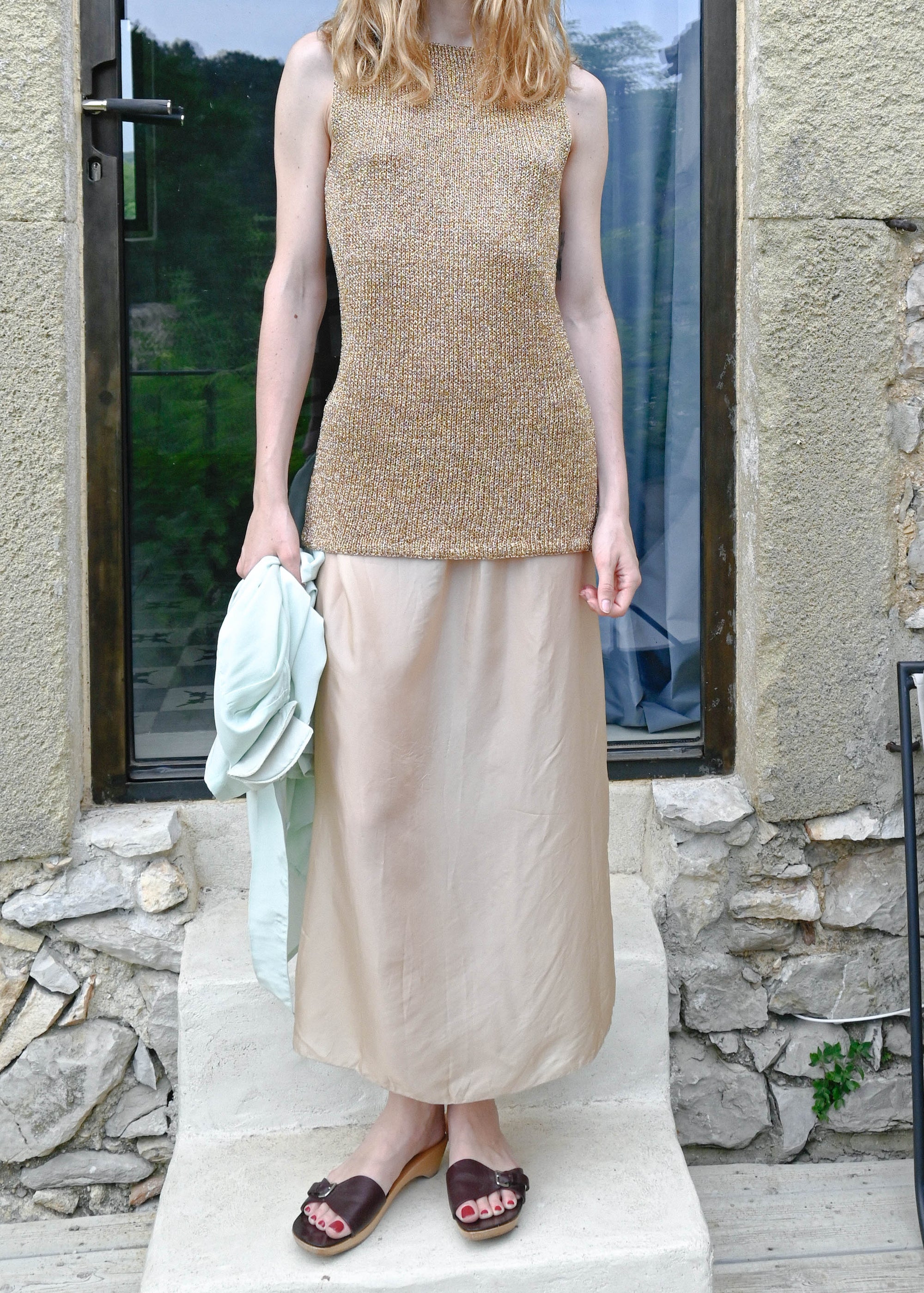BEIGE SKIRT