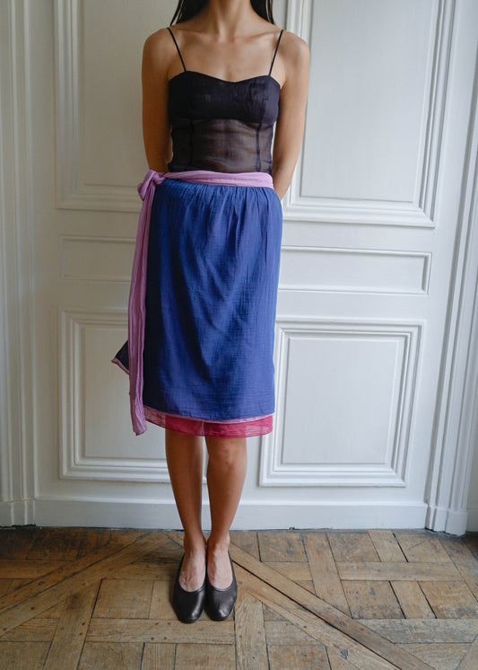 VERSACE WRAP SKIRT