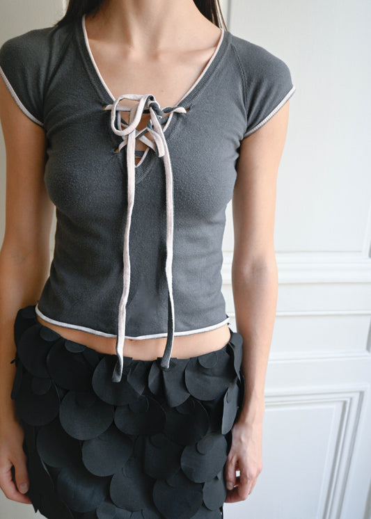 ARMANI BOW TOP