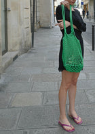GREEN BEACH BAG