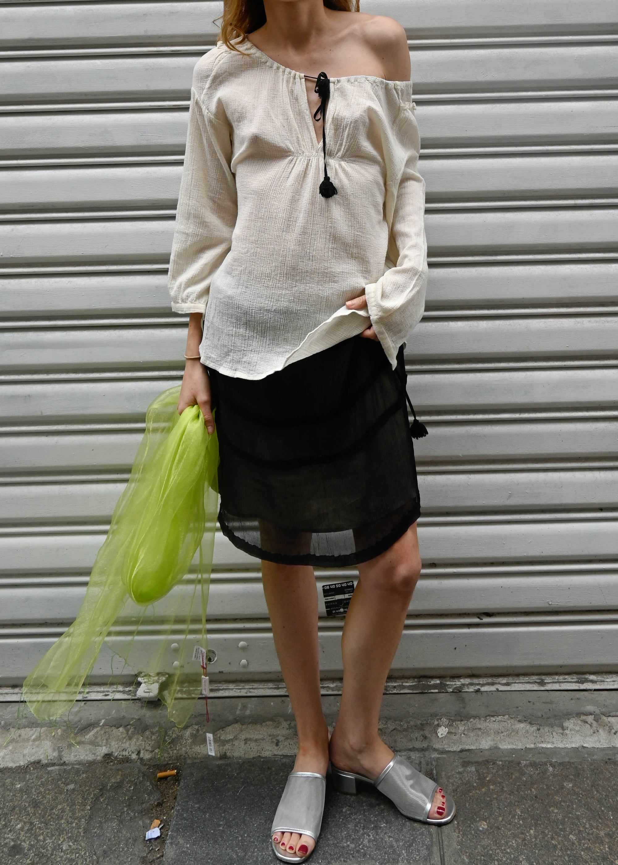CREPE SKIRT