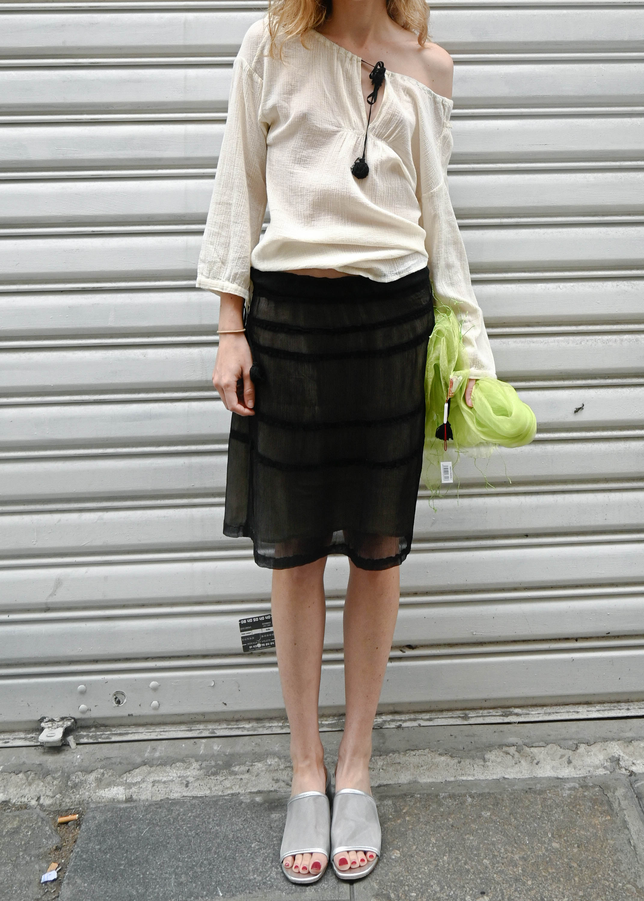 CREPE SKIRT