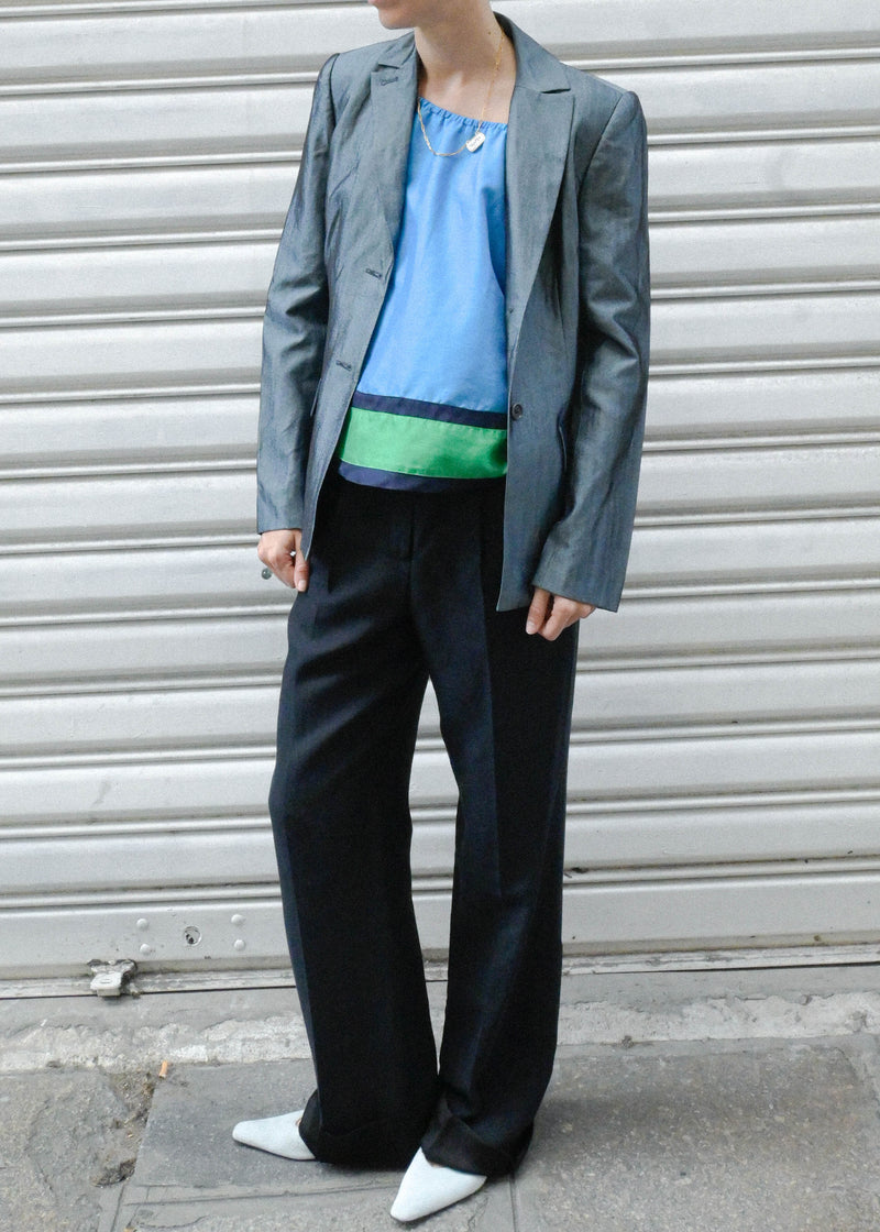 METALLIC BLAZER