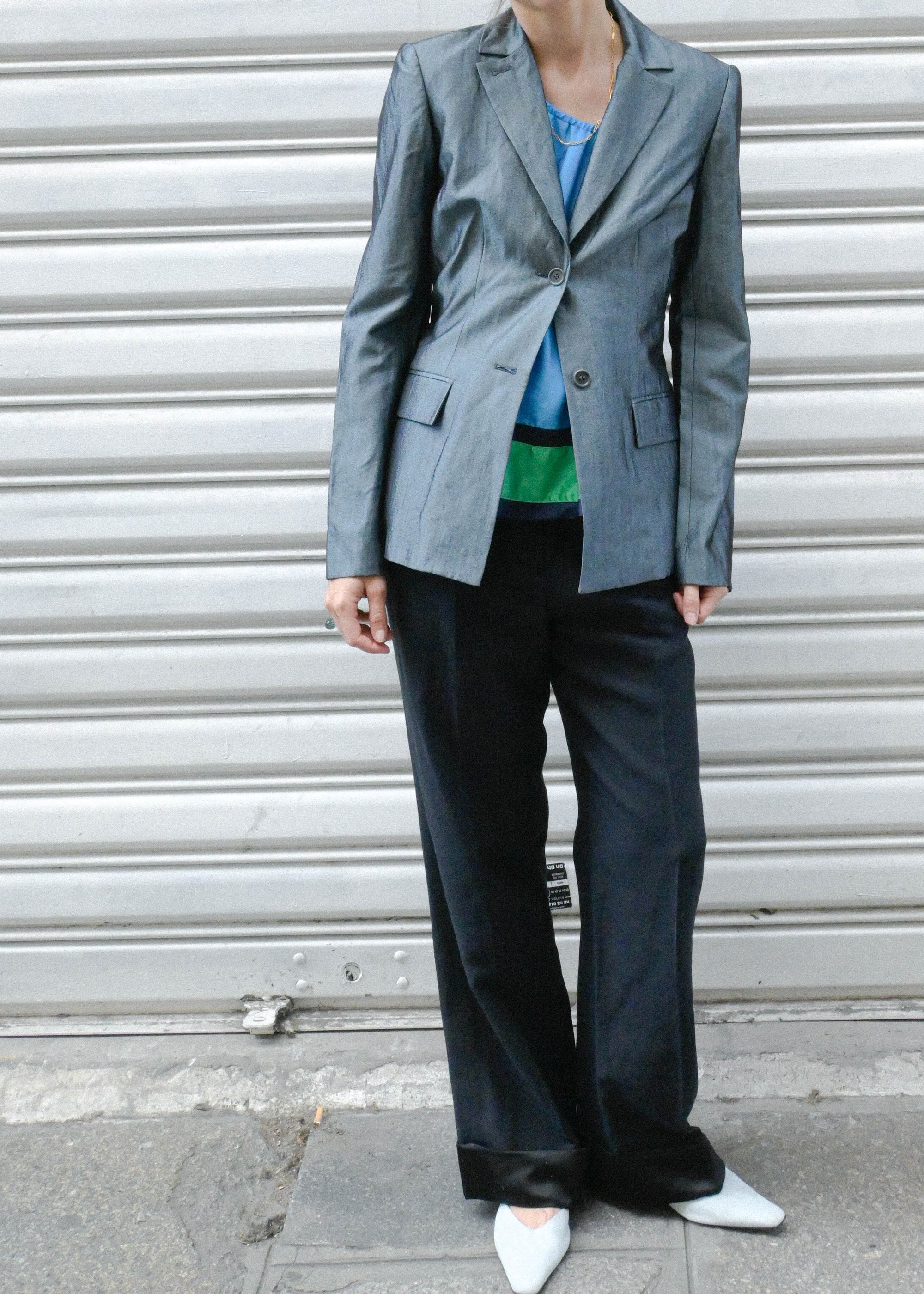 METALLIC BLAZER