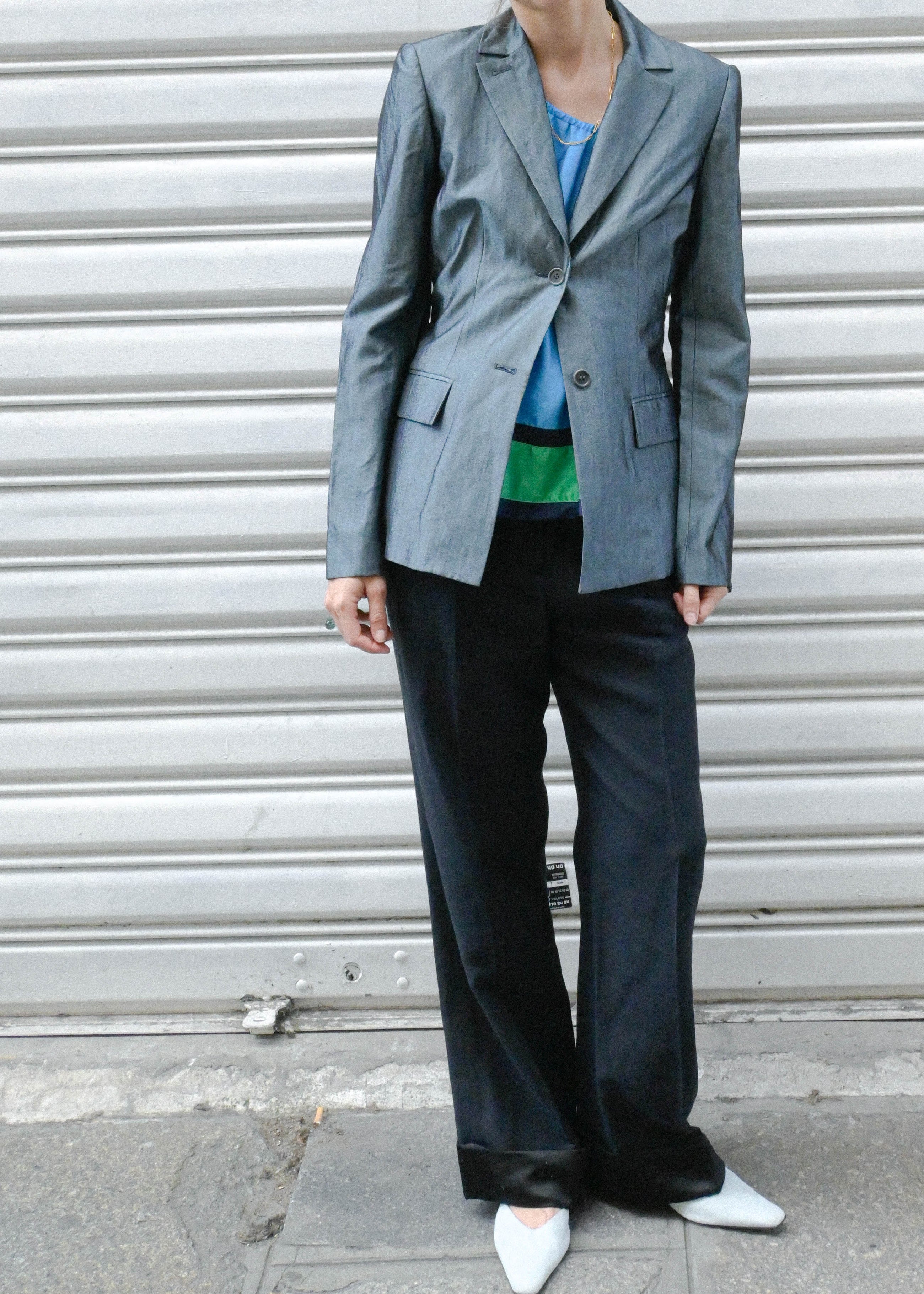 METALLIC BLAZER