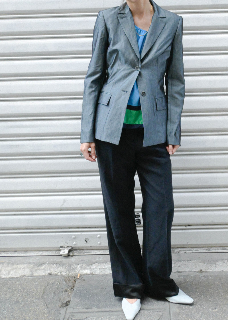 METALLIC BLAZER