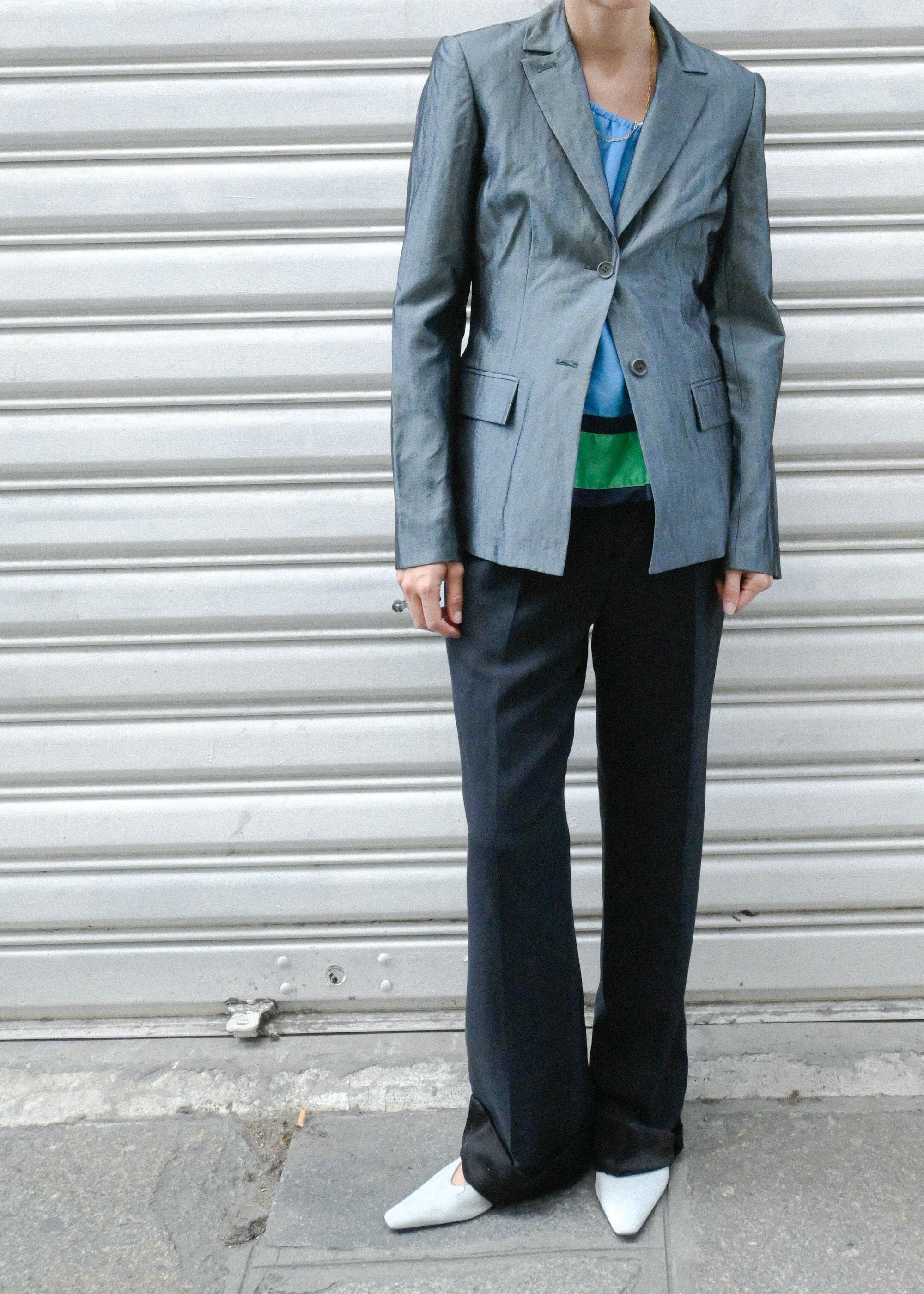 METALLIC BLAZER