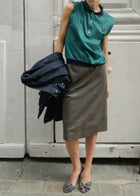 LEATHER SKIRT