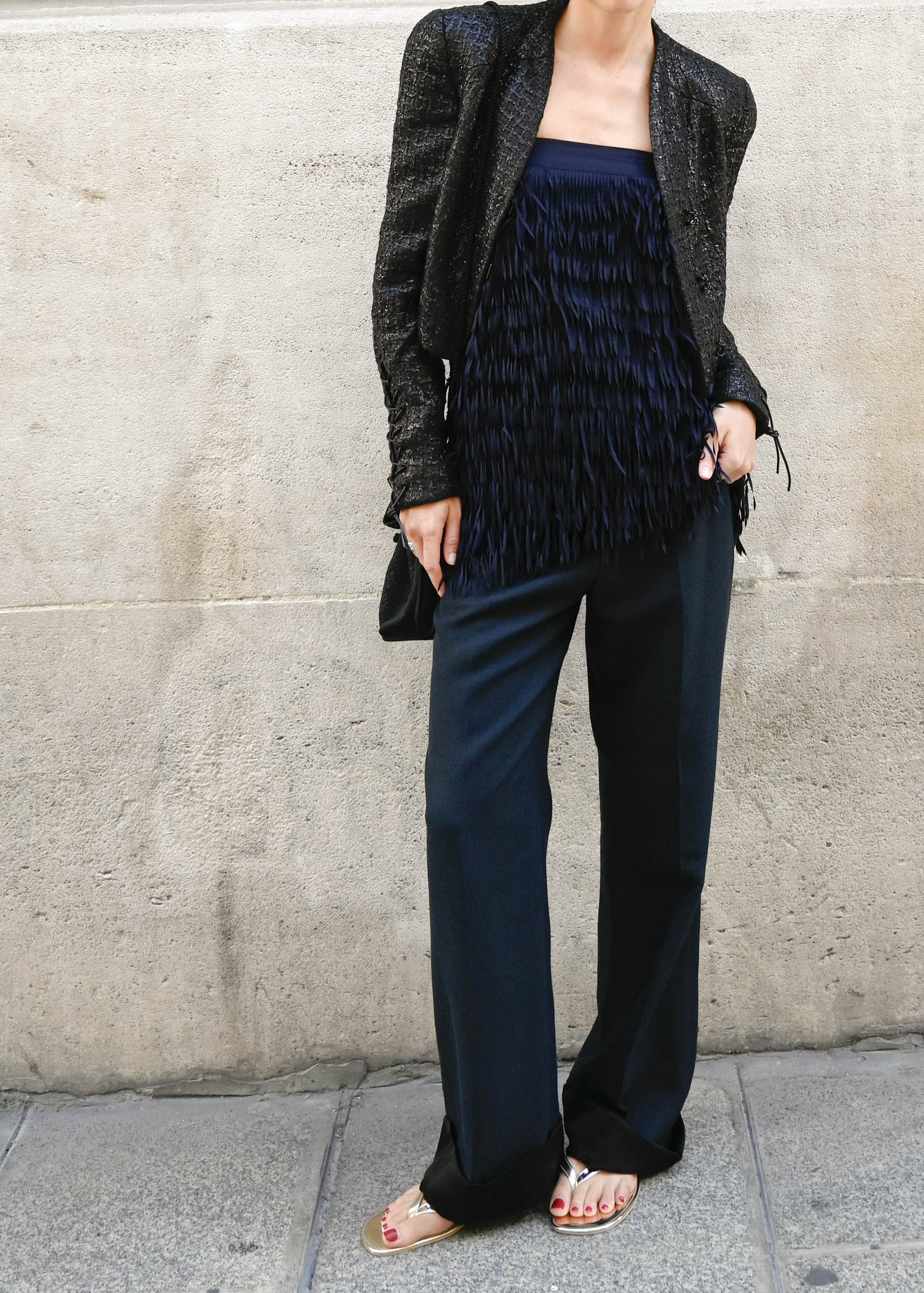 FRINGED TOP
