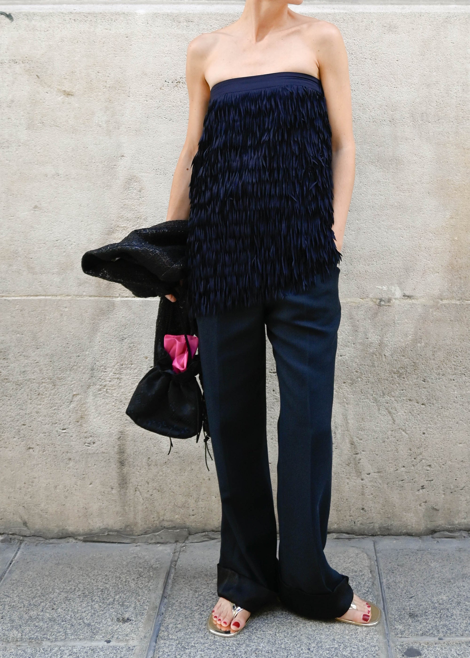 FRINGED TOP