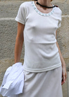 RIBBED TEE