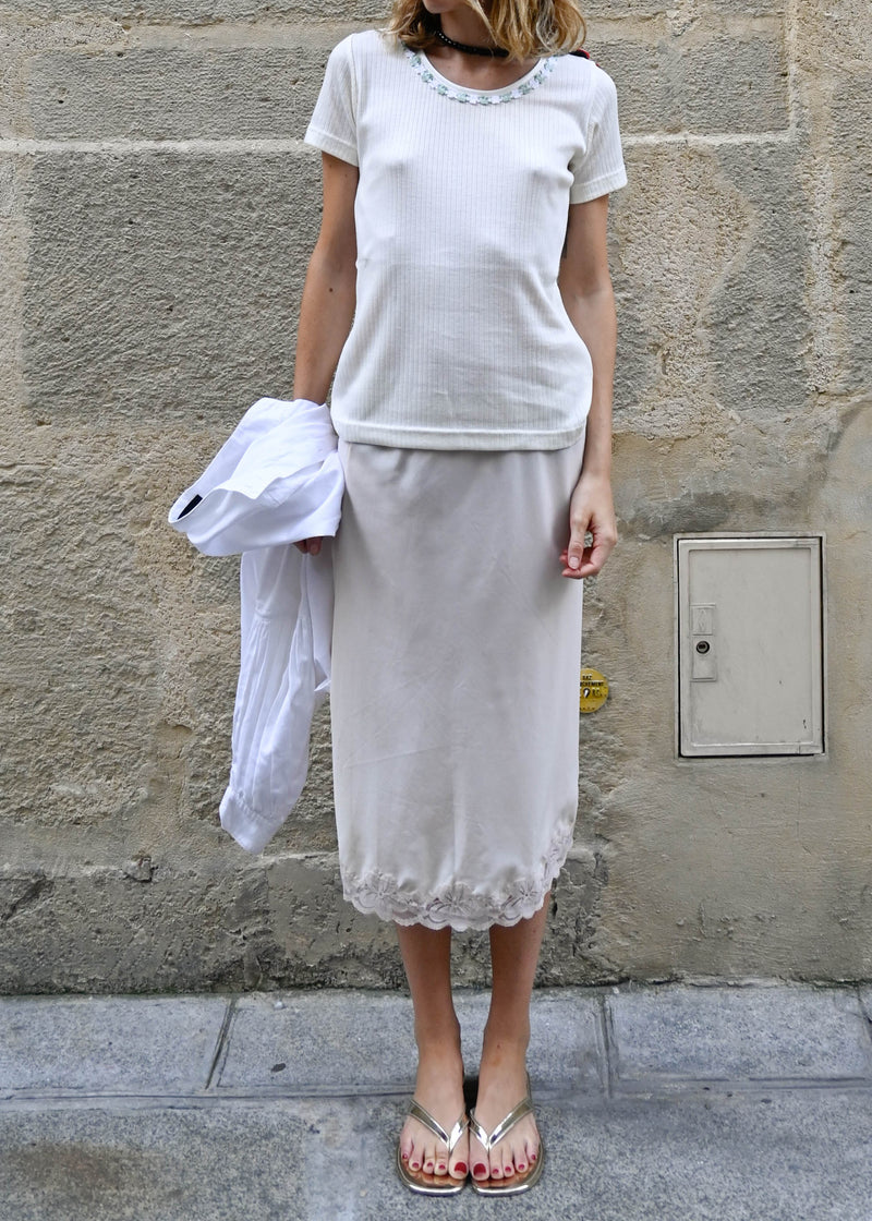 RIBBED TEE