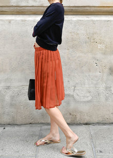 PLEATED SKIRT