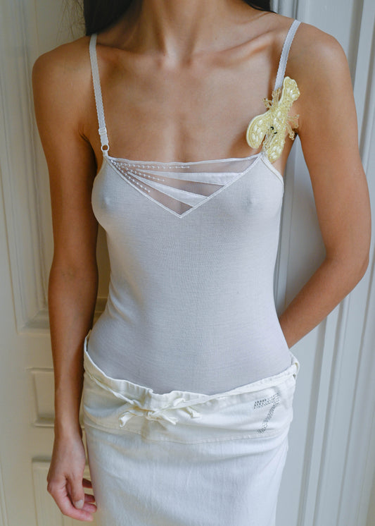 TURN CREAM LOBSTER BROOCH
