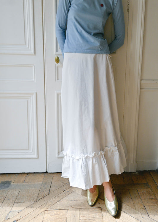 COTTON LONG SKIRT