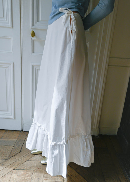 COTTON LONG SKIRT