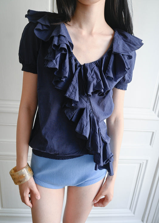 RUFFLE BLOUSE